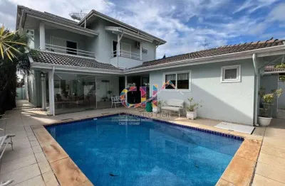 Casa com 5 dormitórios à venda, 409 m² por r$ 3.000.000,00 - condomínio reserva colonial - valinhos/sp