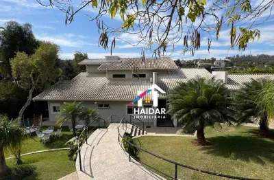 Casa com 4 dormitórios à venda, 753 m² por r$ 4.500.000,00 - condomínio estância marambaia - vinhedo/sp