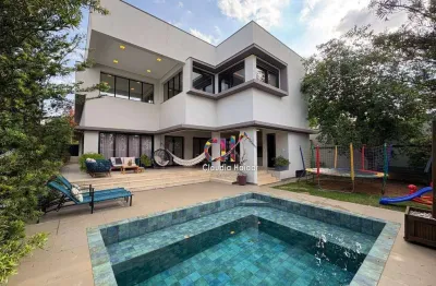 Casa com 4 dormitórios à venda, 375 m² por r$ 4.150.000,00 - loteamento reserva da serra - jundiaí/sp