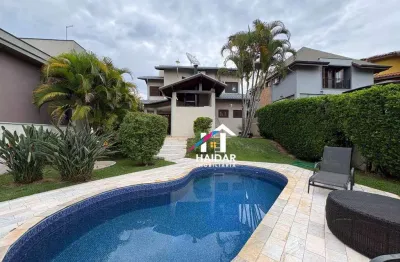 Casa com 3 dormitórios à venda, 227 m² por r$ 2.600.000,00 - condomínio reserva colonial - valinhos/sp