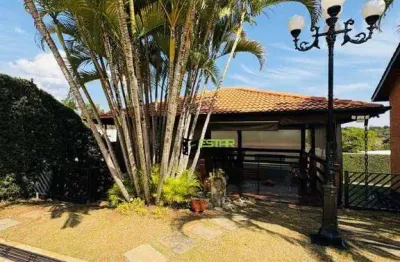 Casa com 4 dormitórios à venda, 770 m² por r$ 2.950.000 - condominio parque das garças i - atibaia/sp