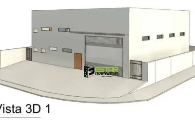 Galpão para alugar, 450 m² por r$ 14.000/mês - jardim imperial - atibaia/sp
