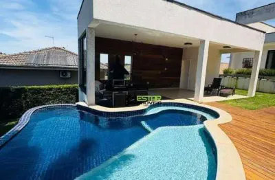 Casa com 3 dormitórios, 274 m² - venda por r$ 2.350.000,00 ou aluguel por r$ 16.170,00/mês - condomínio serra da estrela - atibaia/sp