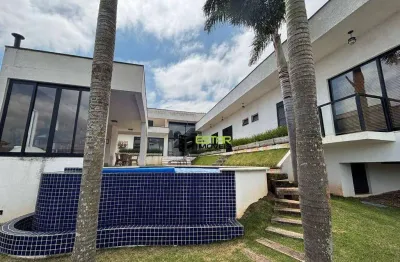 Casa com 3 dormitórios, 274 m² - venda por r$ 2.350.000 ou aluguel por r$ 16.230/mês - condomínio serra da estrela - atibaia/sp
