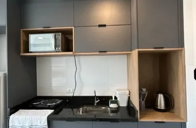 Pront para morar ou investir frente faculdade Federal Studios automatizados