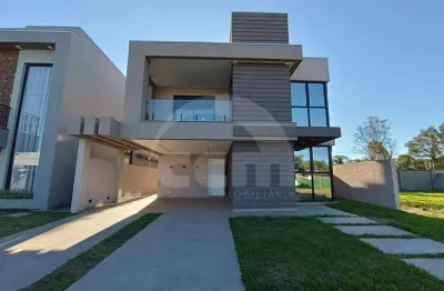 Casa em condomínio à venda, 3 quartos, 3 suítes, 2 vagas, jardim carvalho - ponta grossa/pr