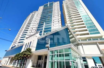 Apartamento semimobiliado para locação no ed. santos dumont - centro de ponta grossa