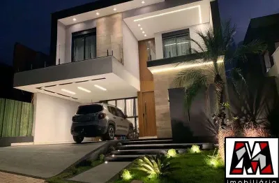 Casa a venda no condomínio fechado brisas jundiaí, com 04 suites, com piscina e lazer completo.