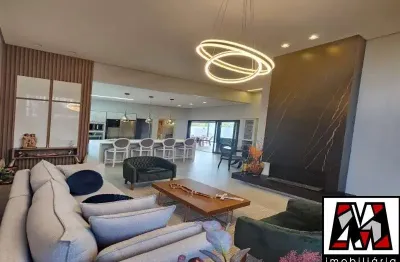 Casa a venda em condomínio fechado de luxo em jundiaí, 04 suites, 03 vagas, lazer e segurança