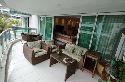Apartamento para locação em rio de janeiro, barra da tijuca, 4 dormitórios, 4 suítes, 6 banheiros, 3 vagas