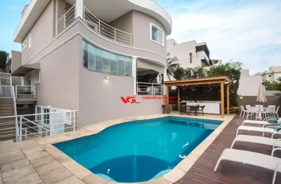 Linda Casa com Vista para o Lago e com 3 suítes à venda, 443 m² por R$ 2.890.000 - Jardim Vila Paradiso - Indaiatuba/SP