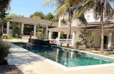 Chácara com 5 dormitórios à venda, 6100 m² por r$ 6.000.000,00 - lagos de shanadu - indaiatuba/sp