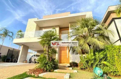 Sobrado com 4 dormitórios, 406 m² - venda por r$ 3.650.000,00 ou aluguel por r$ 23.757,00/mês - jardim residencial dona lucilla - indaiatuba/sp