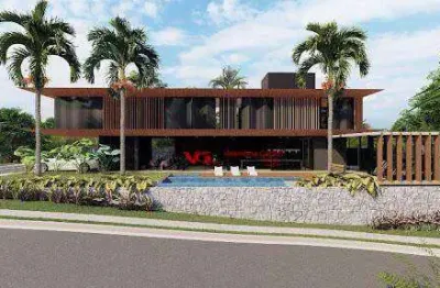 Sobrado com 4 dormitórios à venda, 444 m² por r$ 5.950.000,00 - condomínio helvetia park i - indaiatuba/sp