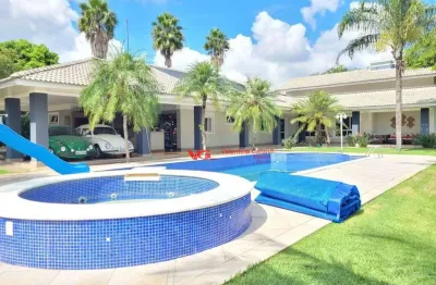 Chácara com 3 dormitórios à venda, 5980 m² por r$ 5.800.000,00 - lagos de shanadu - indaiatuba/sp