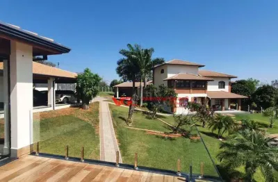 Chácara com 4 dormitórios à venda, 5800 m² por r$ 7.500.000,00 - lagos de shanadu - indaiatuba/sp