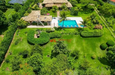 Chácara com 5 dormitórios à venda, 5000 m² por r$ 7.900.000,00 - lagos de shanadu - indaiatuba/sp