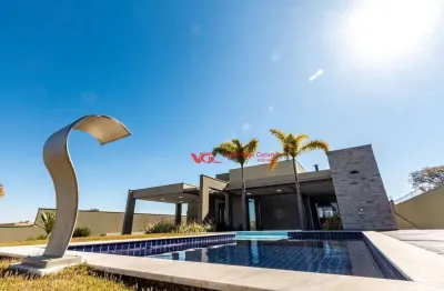Casa com 3 dormitórios à venda, 261 m² por r$ 2.550.000,00 - condomínio terras de itaici - indaiatuba/sp
