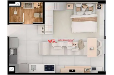 Apartamento com 1 dormitório à venda, 46 m² por r$ 487.755,00 - centro - indaiatuba/sp