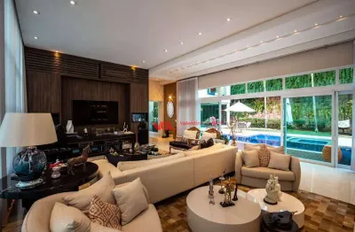 Casa linda de luxo com 5 suítes à venda, 525 m² por r$ 5.900.000 - jardim vila paradiso - indaiatuba/sp - aceita permuta