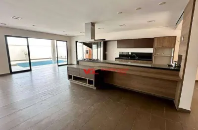 Sobrado com 5 dormitórios, 552 m² - venda por r$ 2.500.000,00 ou aluguel por r$ 15.550,00/mês - jardim vila paradiso - indaiatuba/sp