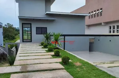 Lindo sobrado com 3 dormitórios, 200 m² - venda por r$ 1.850.000 ou aluguel por r$ 9.924/mês - condomínio terra magna - indaiatuba/sp