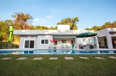 Chácara perfeita com 4 suítes à venda, 5400 m² por r$ 3.990.000 - recanto dos pássaros - indaiatuba/sp