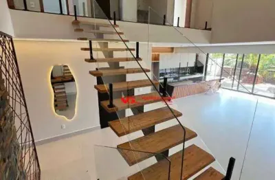 Lindo sobrado com 4 dormitórios à venda, 256 m² por r$ 2.200.000 - jardins di roma - indaiatuba/sp