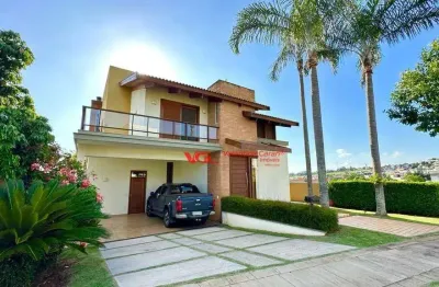 Linda casa com detalhes em madeira com 3 suítes à venda, 357 m² por r$ 2.750.000 - jardim vila paradiso - indaiatuba/sp