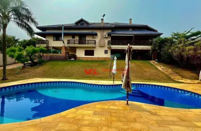 Chácara com 5 suítes à venda, 2500 m² por r$ 4.800.000 - condomínio mosteiro de itaicí - indaiatuba