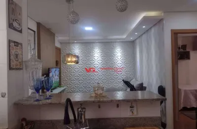 Apartamento com 2 dormitórios à venda, 54 m² por r$ 250.000,00 - condomínio parque solar dos pássaros - salto/sp