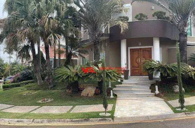 Casa com 4 suítes, 6 vagas, piscina, sauna à venda, 502 m² por r$ 3.300.000 - jardim portal de itaici - indaiatuba/sp