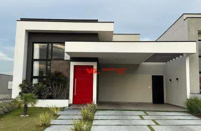 Casa térrea com 3 dormitórios, 1 suíte, área gourmet e 4 vagas à venda, 130 m² por r$ 1.220.000 - jardim residencial milano - indaiatuba/sp