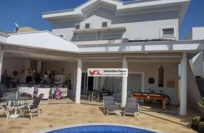 Sobrado com 3 dormitórios, 322 m² - venda por r$ 2.650.000,00 ou aluguel por r$ 16.069,00/mês - jardim residencial santa clara - indaiatuba/sp