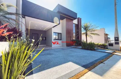 Casa nova com 3 dormitórios à venda, 145 m² por r$ 1.290.000 - jardim mantova - indaiatuba/sp