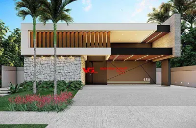 Casa com 3 dormitórios à venda, 267 m² por r$ 4.000.000,00 - villa dos pinheiros - indaiatuba/sp