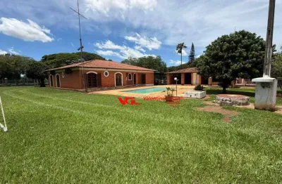 Chácara com 6 dormitórios à venda, 2820 m² por r$ 2.190.000 - vale das laranjeiras - indaiatuba/sp