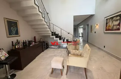 Casa com 3 suítes, escritório e sala de TV para alugar, 255 m² por R$ 20.300/mês - Jardim Vila Paradiso - Indaiatuba/SP