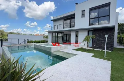 Sobrado com 4 dormitórios à venda, 400 m² por R$ 5.980.000,00 - Parque Villa dos Pinheiros - Indaiatuba/SP