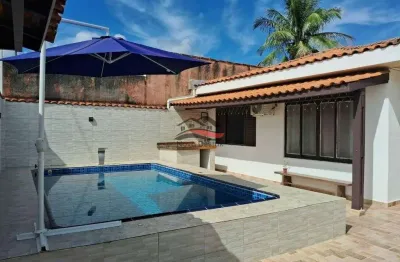 Ótima casa a venda com 3 quartos (1 suíte), no jd. porto novo - caraguatatuba / sp