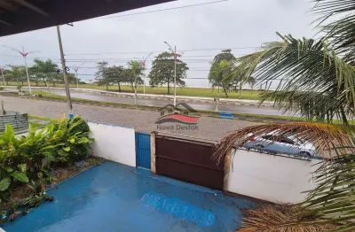 Casa frente mar, com 5 dormitórios para locação,  praia das palmeiras, caraguatatuba / sp