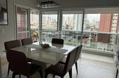 Apartamento com 3 quartos à venda na rua vinte e um de abril, 140, silveira, santo andré, 132 m2 por r$ 1.351.000