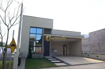 Casa térrea nova, à venda, 3 quartos, 1 suíte, planejados, condomínio milano, indaiatuba.