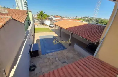 Sobrado comercial, à venda, 5 salas, piscina, planejados, centro, indaiatuba.