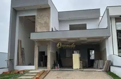 Sobrado em construção à venda, 3 dormitórios, planejados, condomínio gran reserve, indaiatuba.