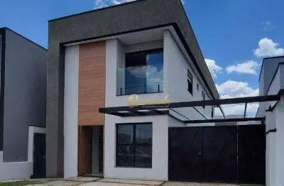 Sobrado novo à venda, 3 dormitórios, 1 suíte, piscina, condomínio evidências, indaiatuba.