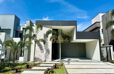 Casa térrea à venda, 4 suítes, planejados, piscina, Condomínio Maison Du Parc, Indaiatuba.