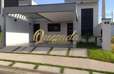 Casa térrea nova, à venda, 3 dormitórios, 1 suíte, planejados, condomínio vila ytu, indaiatuba.