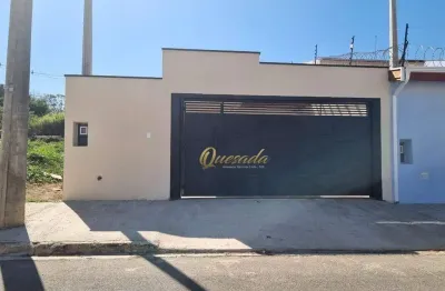 Casa térrea nova, à venda, 3 quartos, 1 suíte, área gourmet, vila florença, indaiatuba.