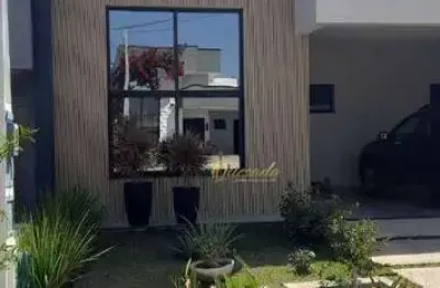 Casa térrea à venda, 3 suítes, planejados, piscina, condomínio mantova, indaiatuba.